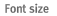 font-size