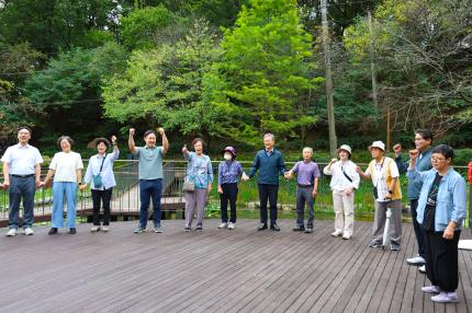 2025.9.19 잦절공원 산림치유 프로그램 체험 의 이미지