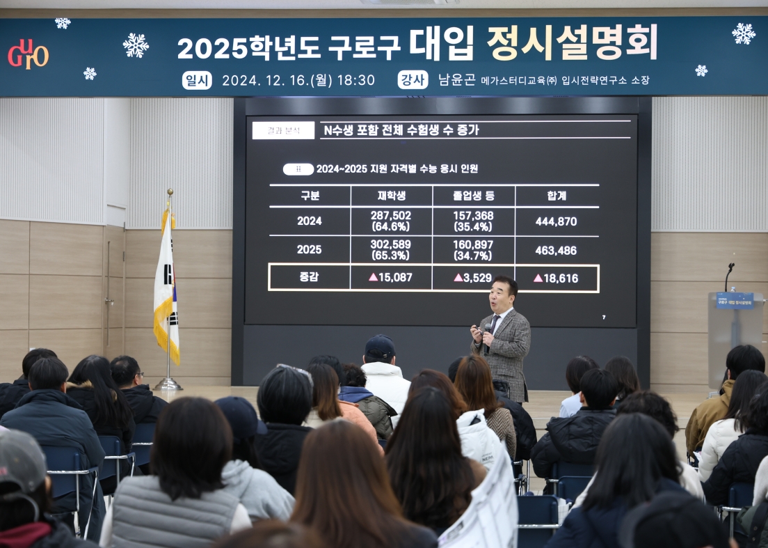 구로구, 수험생을 위한 ‘2026학년도 대입 정시 지원 프로그램‘ 운영 1번째 파일
