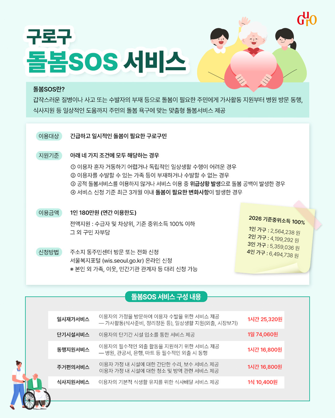 구로구, 긴급 돌봄 ‘돌봄SOS 서비스’ 운영 2번째 파일