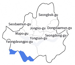 1960s seoul map image