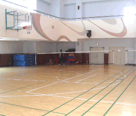 地上2楼 室内体育馆 (篮球场)