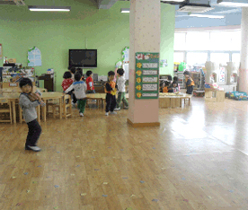 Second floor, playroom for children