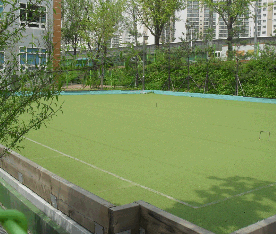 gate ball room of daily physical training center for Guro-residents